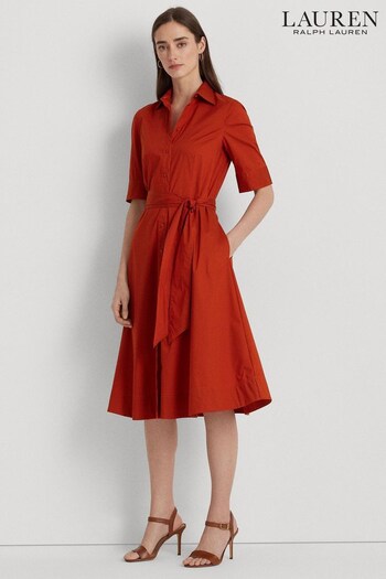 Lauren Ralph Lauren Cotton Blend Shirt Dress (N41230) | £229