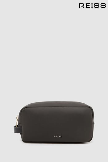 Reiss Khaki Carter Neoprene Wash Bag (N41291) | £58