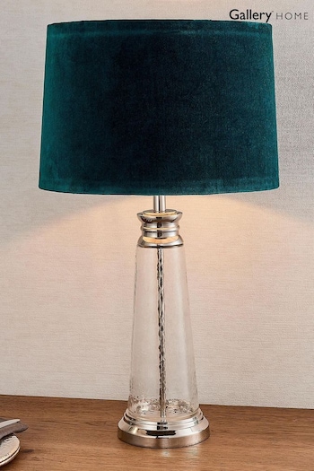 Gallery Home Teal Colborne Table Lamp (N41347) | £198