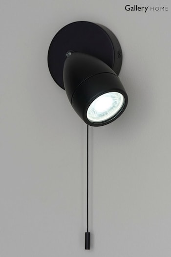 Gallery Home Black Brockville 1 Bulb Bathroom Ceiling Light (N41352) | £30