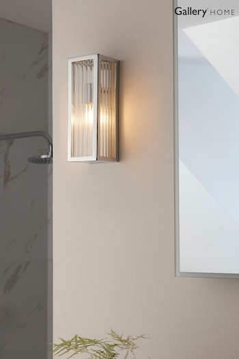 Gallery Home Chrome Bancroft 1 Bulb Bathroom Wall Light (N41356) | £57