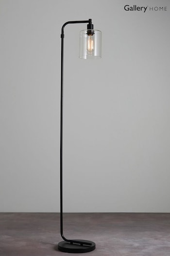 Gallery Home Black Boldo Floor Lamp (N41387) | £148