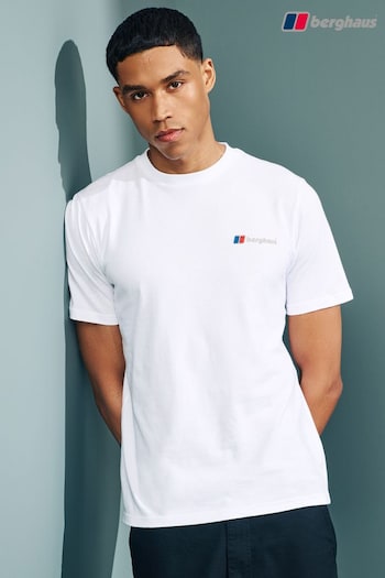 Berghaus Mens Classic Logo White T-Shirt (N41527) | £30
