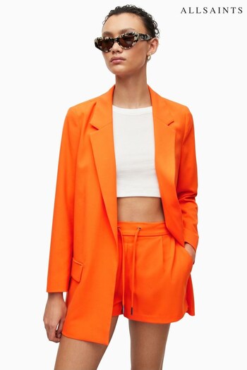 AllSaints Orange Aleida Tri Blazer (N41559) | £149