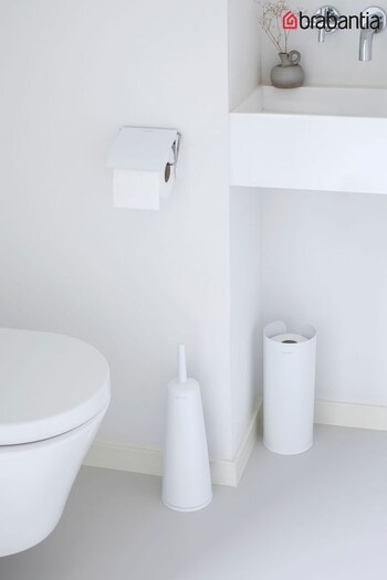 Brabantia White ReNew Toilet Brush and Holder (N41641) | £27