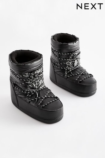 Black Fashion Padded Boots (N41752) | £55