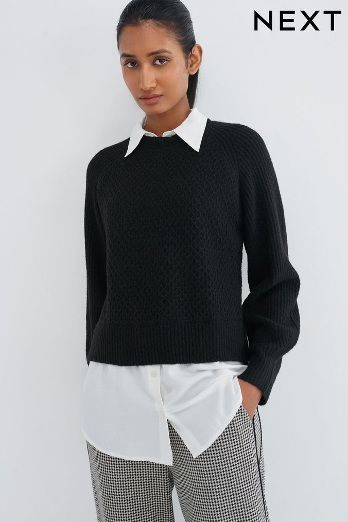 Cotton jumper womens clearance uk