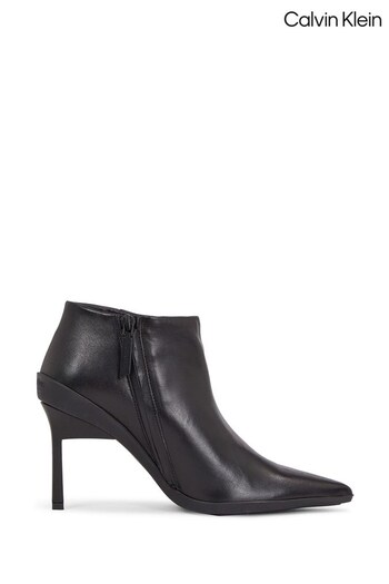 Calvin Klein Stiletto Ankle Black Boots (N42004) | £210