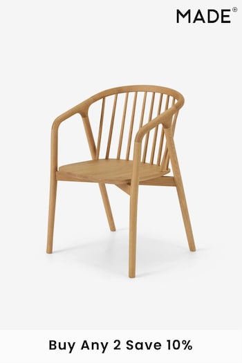MADE.COM Oak Tacoma Carver Dining Chair (N42015) | £379
