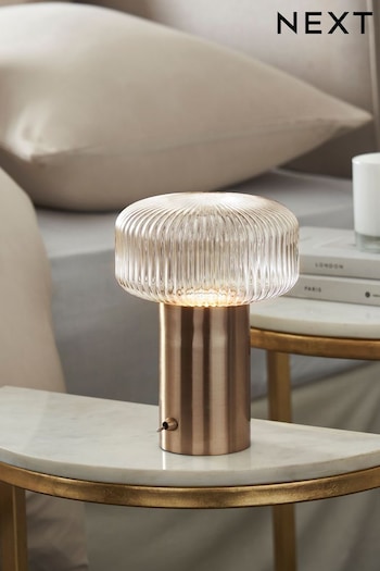 Clear Lexington Rechargeable Battery Operated Table Lamp (N42029) | £45