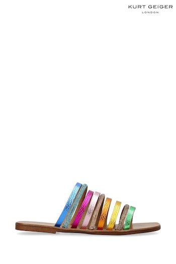 Kurt Geiger London Multi Metalic Daisy Rainbow Sandals (N42080) | £139