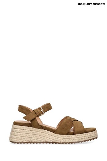 KG Kurt Geiger PIPER Brown Sandals (N42087) | £54