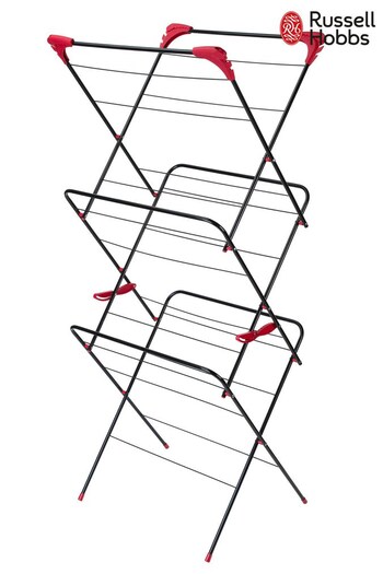 Russell Hobbs Red 3 Tier Airer  Drying Rack (N42123) | £36