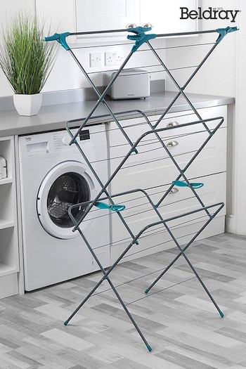 Beldray Blue 3 Tier Elegant Clothes Airer Drying Rack (N42129) | £32