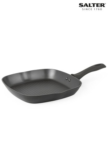 Salter Cosmos Matte Black 28cm Griddle Pan (N42137) | £20