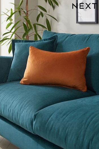 Light Orange 40 x 59cm Matte Velvet Cushion (N42184) | £11