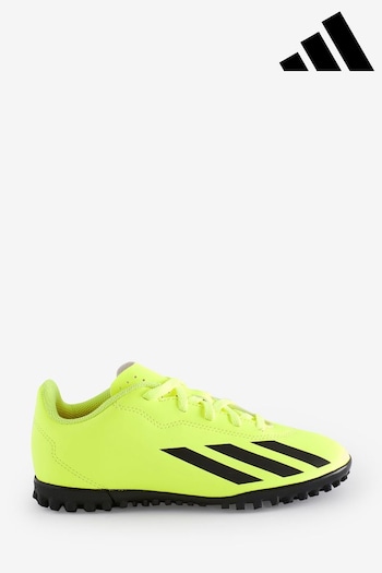 adidas Yellow Performance X Crazyfast Club Turf Boots (N42294) | £35