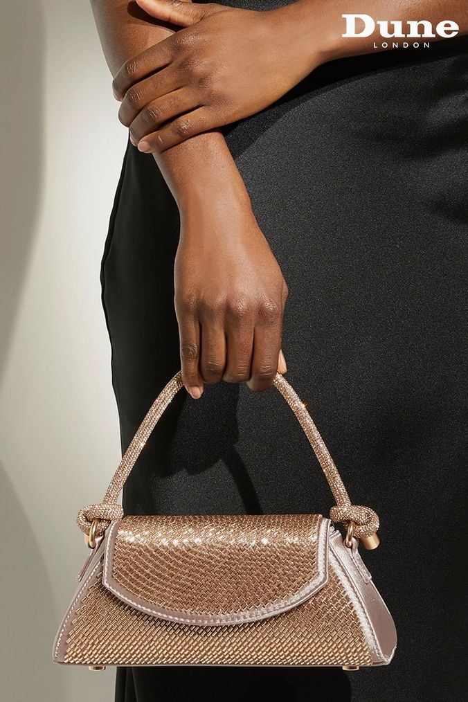 Buy Women s Dune London Gold Clutch Bags Online Next UK