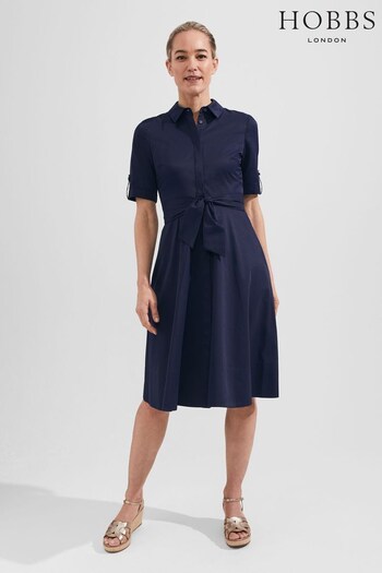 Hobbs Blue Tarianna Dress (N42383) | £139