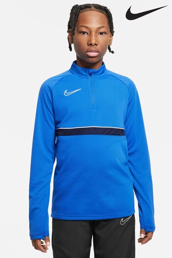 Nike Blue Base Layer Zip Long Sleeve Training Top (N42513) | £30