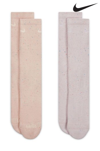 Nike Pink Everyday Plus Socks 2 Pack (N42520) | £17