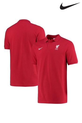 Nike Dark Red Liverpool Pique Polo Shirt (N42825) | £38
