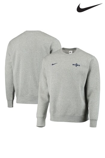 Nike Grey England Fleece Sweatshirt (N42831) | £45