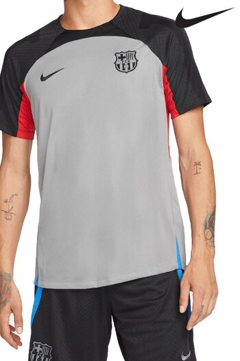 Nike Grey Barcelona Strike Short Sleeve Top (N42864) | £40