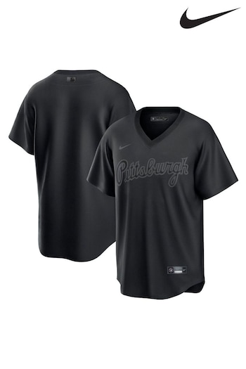 Nike Black Pittsburgh Pirates Triple Black Jersey (N42943) | £95