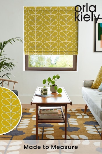 Orla Kiely Sunflower Jumbo Linear Stem Made to Measure Roman Blinds (N43102) | £79