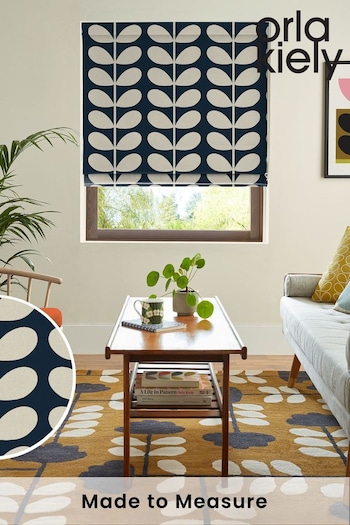 Orla Kiely Whale Jumbo Solid Stem Made to Measure Roman Blinds (N43113) | £79