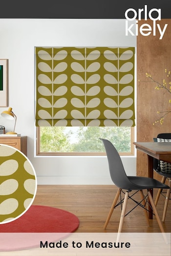 Orla Kiely Seagrass Jumbo Solid Stem Made to Measure Roman Blinds (N43114) | £79