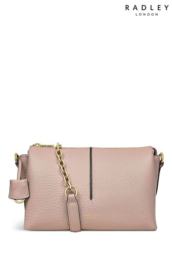 Radley London Pink Hillgate Place Chain Small Ziptop Cross-body Bag (N43227) | £219