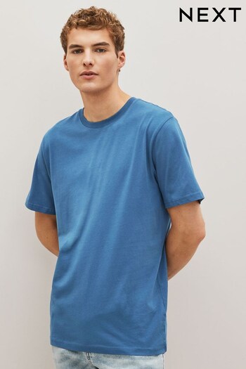 Mid Blue Essential Crew Neck T-Shirt (N43377) | £8.50