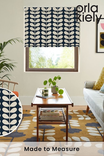 Orla Kiely Whale Solid Stem Made to Measure Roller Blinds (N43445) | £58