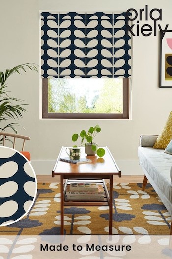 Orla Kiely Whale Jumbo Solid Stem Made to Measure Roller Blinds (N43473) | £58