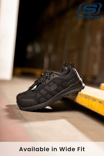 Skechers Black Skechers Bulklin Ayak Safety Black Shoes (N43497) | £92