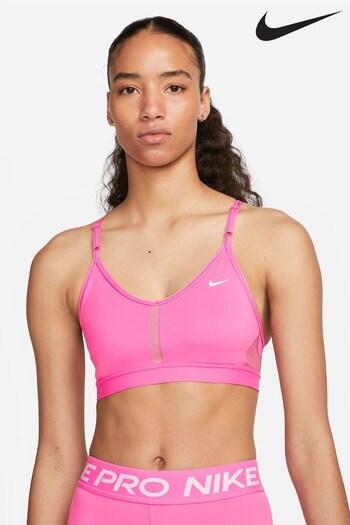 Nike Pink Indy Light Support Sports Bra (N43526) | £30