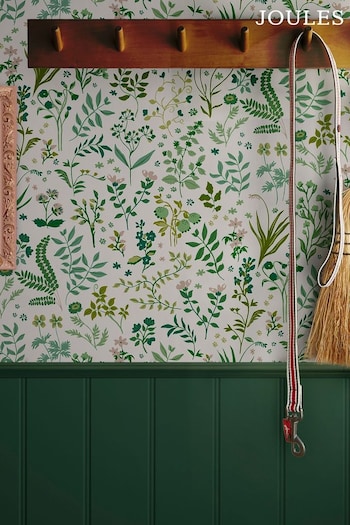 Joules Cream Holcombe Floral Wallpaper (N43582) | £48