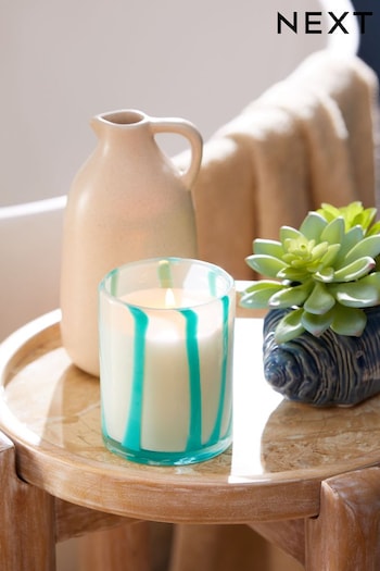 Blue Sea Salt and Citrus Single Wick Scented Candle (N43684) | £12