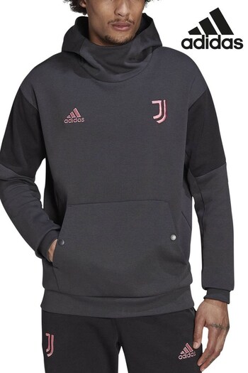 adidas Grey Juventus Travel Hoodie (N43765) | £85