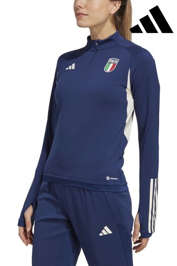 adidas Blue Italy women adidas Training Top (N43869) | £65