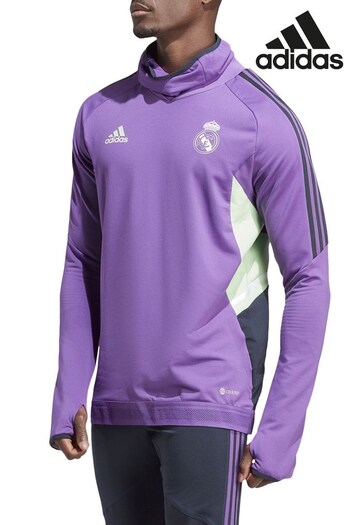 adidas Purple Real Madrid Pro Training Top (N43871) | £110