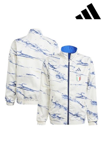 adidas waist Blue Italy Anthem Jacket (N43914) | £80