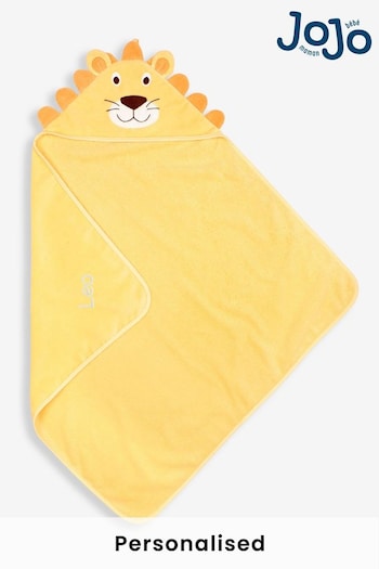 JoJo Maman Bébé Personalised Lion Hooded Towel (N44043) | £25.50