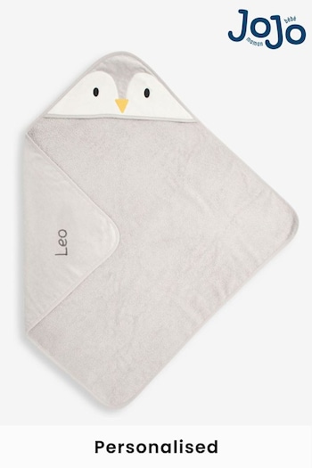 JoJo Maman Bébé Personalised Penguin Hooded Towel (N44054) | £25.50