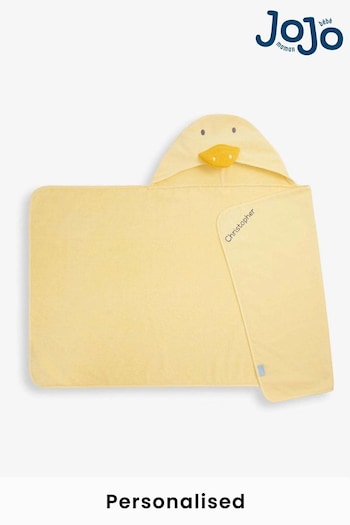 JoJo Maman Bébé Personalised Children's Duck Hooded Towel (N44063) | £30