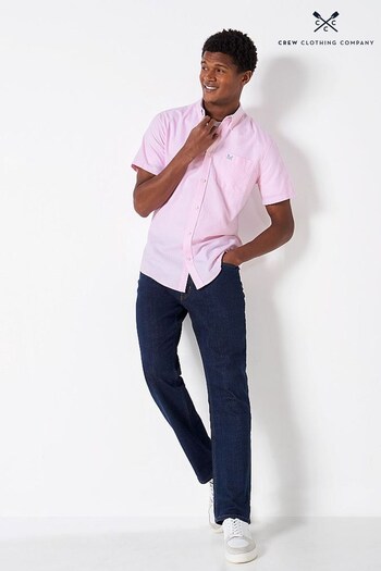 Crew Clothing Company Pink Cotton Classic Shirt (N44064) | £55