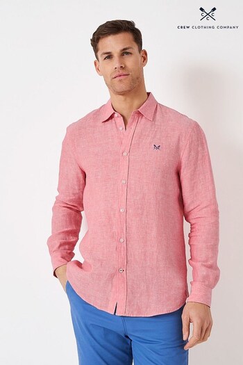 Crew Clothing Company Pink Cotton Classic Shirt (N44068) | £69