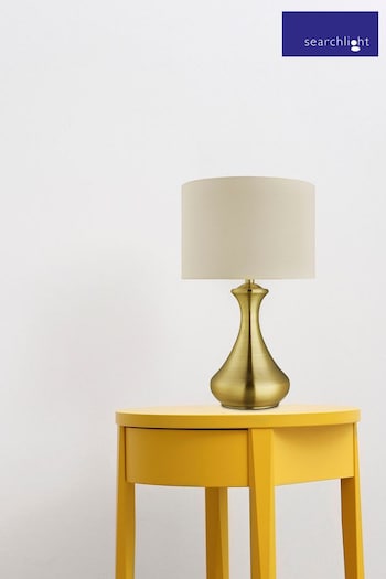 Searchlight Antique Brass Lucerne Touch Table Lamp (N44136) | £33